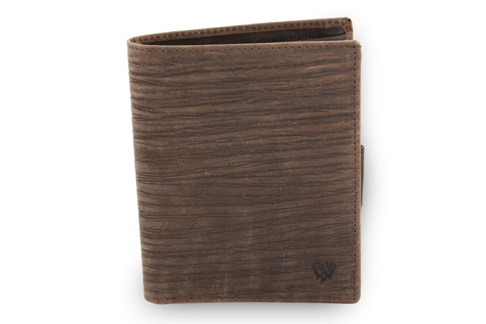 Tmavě hnědá pánská kožená peněženka ve stylu BAMBOO 514-4050-47