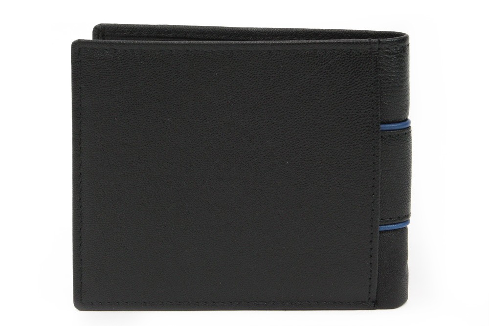 Černá kožená peněženka - dokladovka 513-1302-60/97