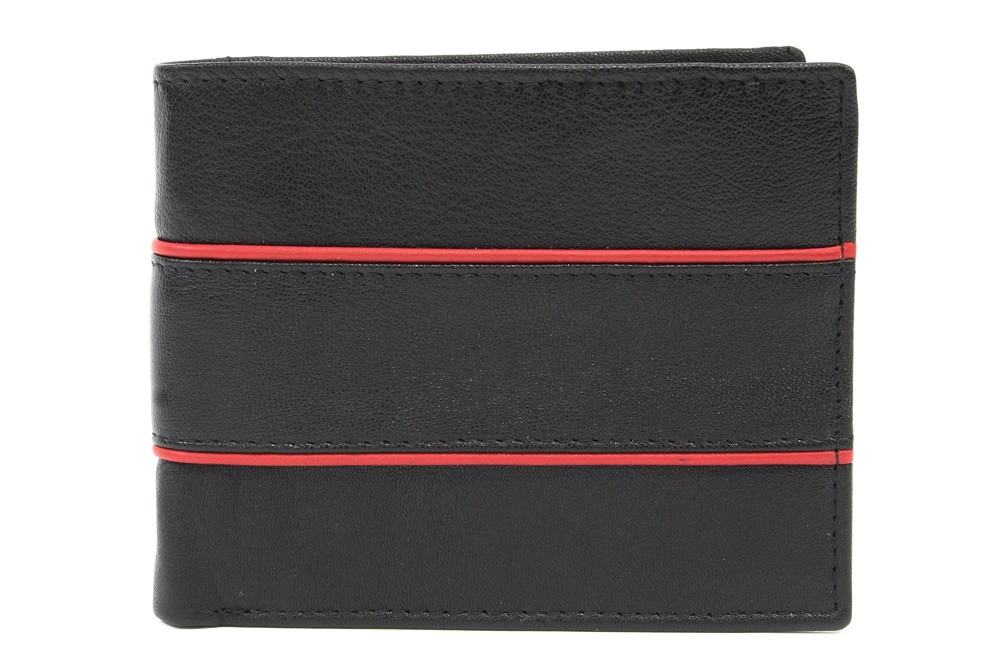 Černá kožená peněženka - dokladovka 513-1302-60/31