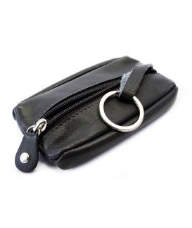 Černá sada dámské kabelky, peněženky a klíčenky 412-3013-9769-2418-60