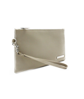 Šedobéžová sada dámského batohu, etue a klíčenky 412-1660-0025-2418-24