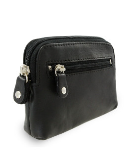 Sada černé tašky na notebook, peněženky a klíčenky 412-2187-4404-8104-60