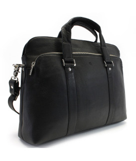 Sada černé tašky na notebook, peněženky a klíčenky 412-2187-4404-8104-60