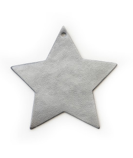 Tmavě stříbrná vánoční ozdoba hvězda 619-1216-29