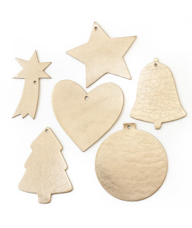 Zlatá vánoční ozdoba hvězda 619-1216-31