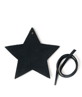 Černá vánoční ozdoba hvězda 619-1216-60