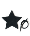 Černá vánoční ozdoba hvězda 619-1216-60