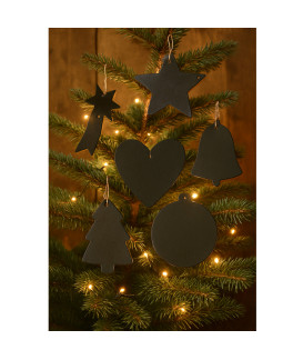 Černá vánoční ozdoba hvězda 619-1216-60