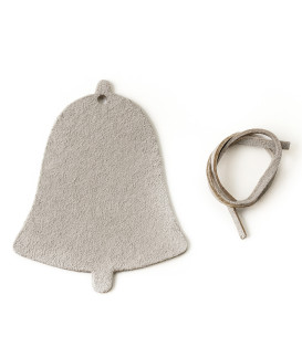 Zlatá vánoční ozdoba zvonek 619-1213-01