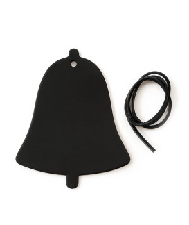 Černá vánoční ozdoba zvonek 619-1213-60