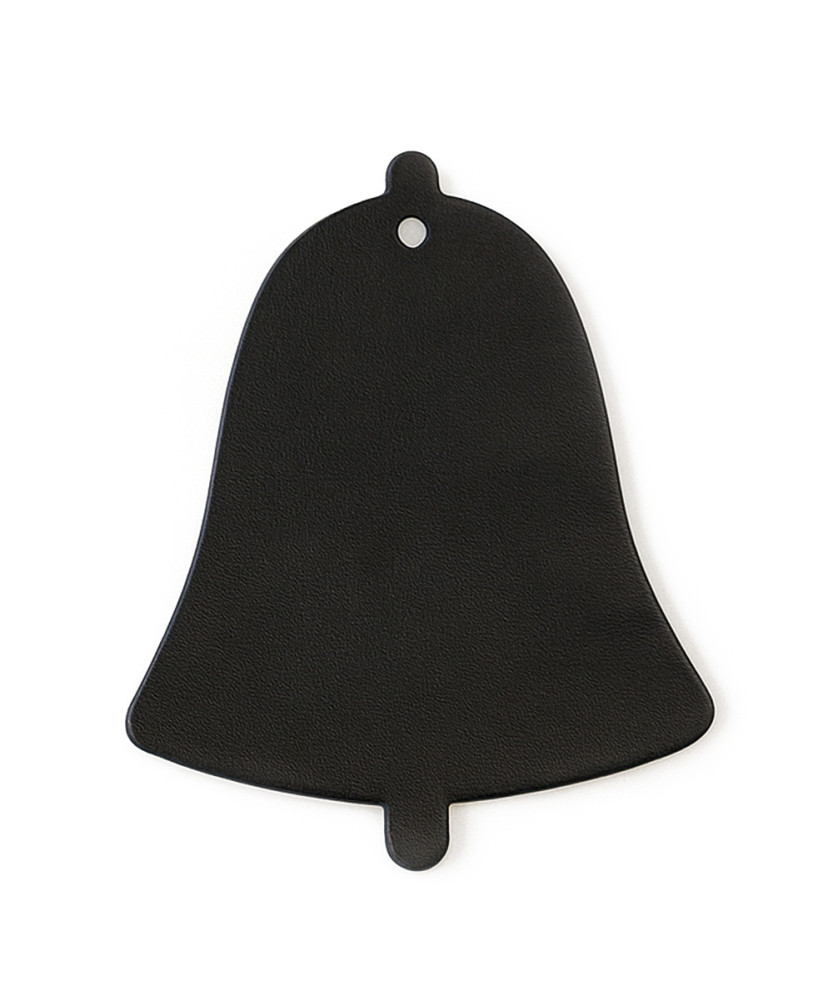 Černá vánoční ozdoba zvonek 619-1213-60