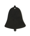 Černá vánoční ozdoba zvonek 619-1213-60