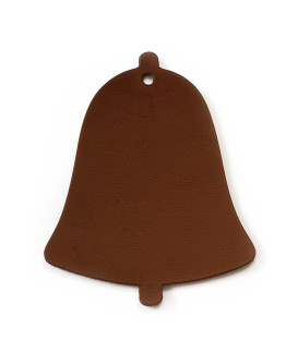 Hnědá vánoční ozdoba zvonek 619-1213-41