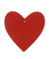 Červená vánoční ozdoba srdce 619-1212-31