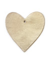 Zlatá vánoční ozdoba srdce 619-1212-01