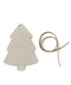 Zlatá vánoční ozdoba stromeček 619-1215-01