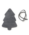Tmavě stříbrná vánoční ozdoba stromeček 619-1215-29