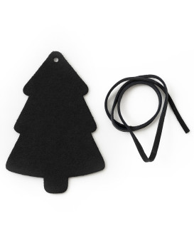 Černá vánoční ozdoba stromeček 619-1215-60