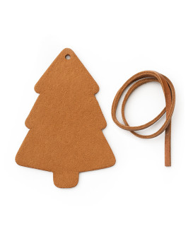 Hnědá vánoční ozdoba stromeček 619-1215-41