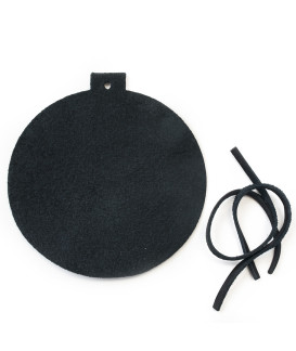 Černá vánoční ozdoba baňka 619-1211-60