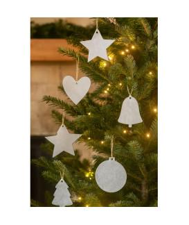 Tmavě stříbrná vánoční ozdoba kometa 619-1214-29