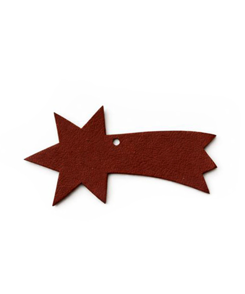 Hnědá vánoční ozdoba kometa 619-1214-41