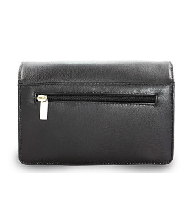 Černá pánská kožená dokladová etue 611-2410-60