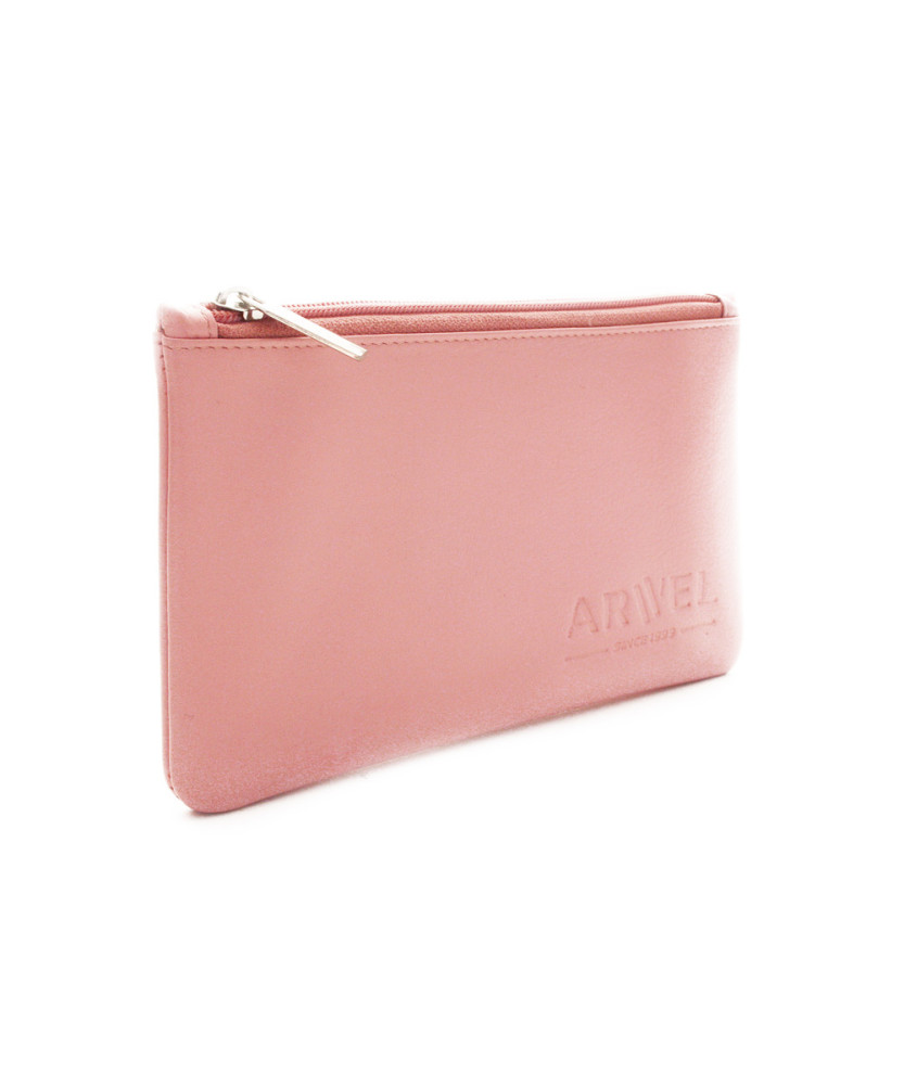 Světle růžová kožená etue 611-0023-71