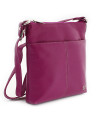 Fuxiová kožená zipová kabelka 212-3013-36