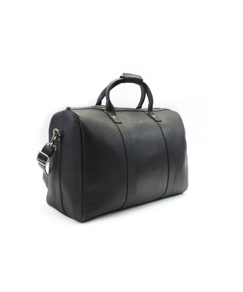 Černá kožená cestovní taška 217-3232-60