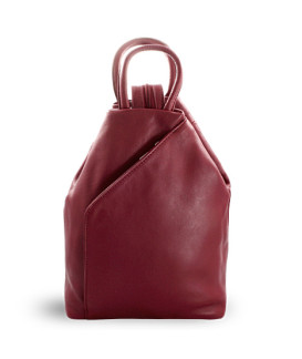 Dámský kožený batůžek burgundy 311-1184-34