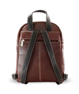 Hnědý kožený batoh 311-1717-40/60