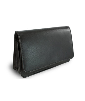 Černá kožená etue 611-0016-60