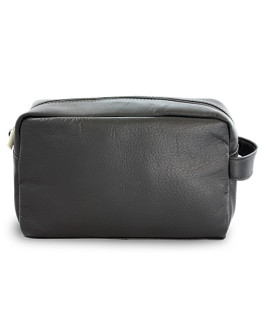 Černá kožená kosmetická etue 611-2059-60